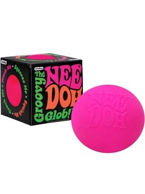 Schylling NeeDoh The Groovy Glob Pink NWT